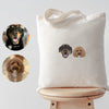Personalizirana tote bag z vezenim ljubljenčkom